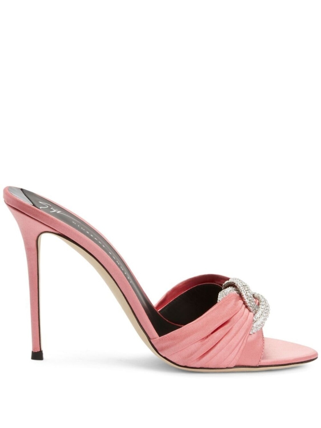 

Giuseppe Zanotti мюли Intiigo Knot с узлом, розовый