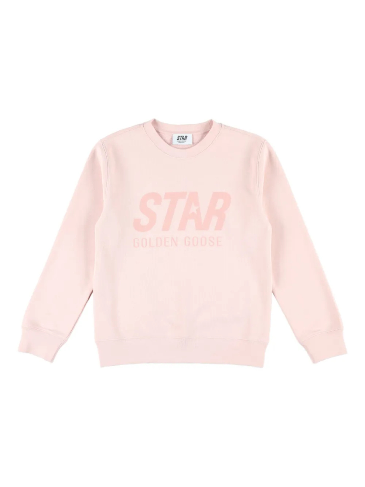

Детская флисовая толстовка с логотипом Golden Goose Kids, розовый