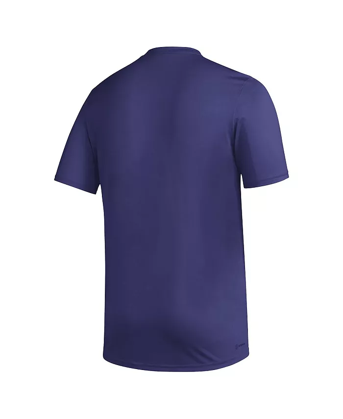 Мужская футболка Washington Huskies Primary Locker Logo Pre-Game с технологией AEROREADY adidas, черный — фото 4