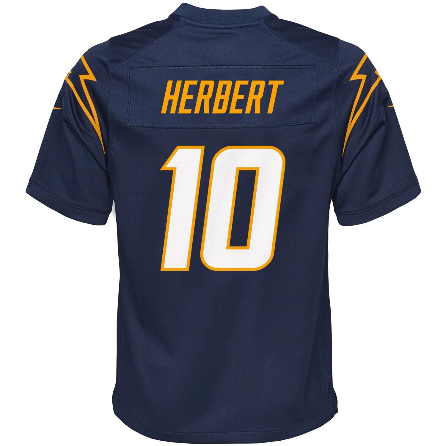 Молодежная альтернативная майка команды Nike Justin Herbert Navy Los Angeles Chargers Team Game Nike — фото 2