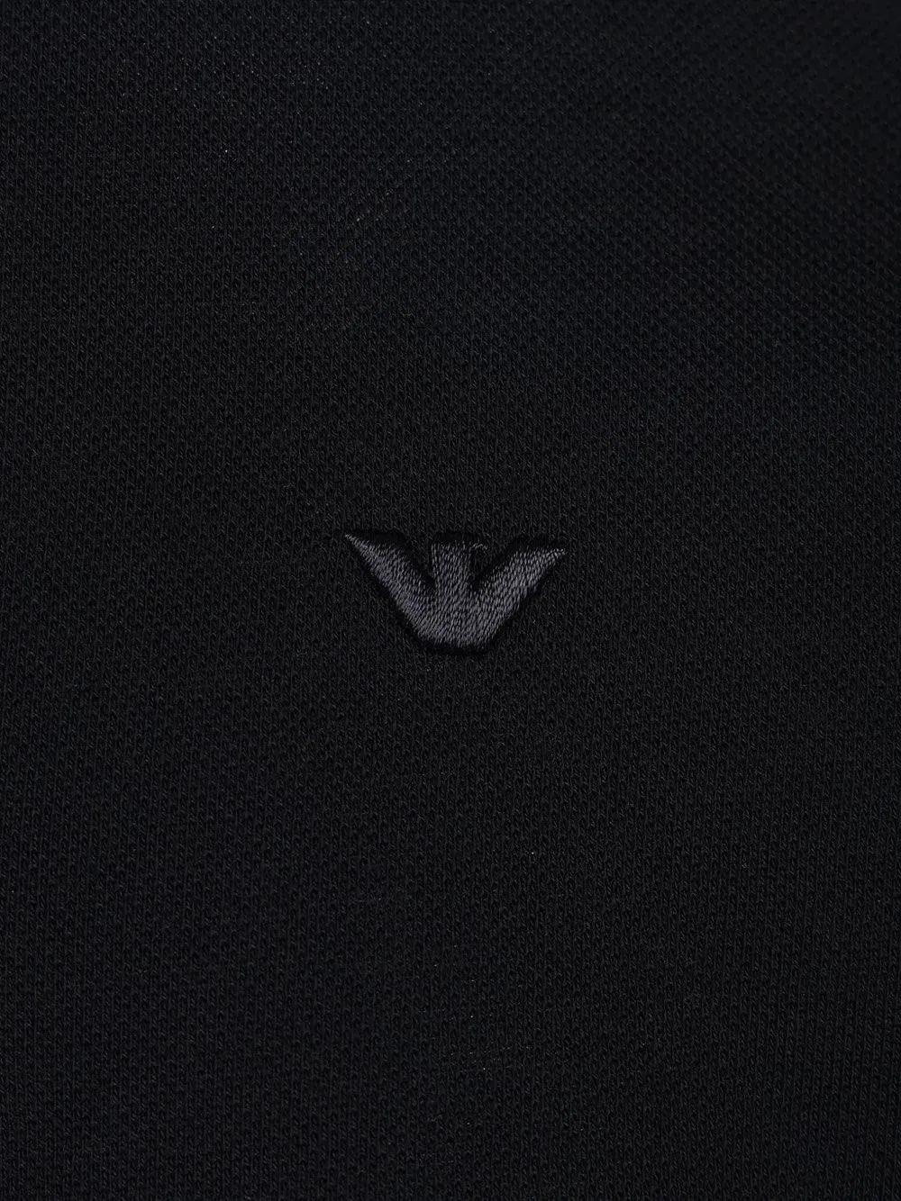Рубашка-поло с вышитым логотипом Emporio Armani, синий — фото 3