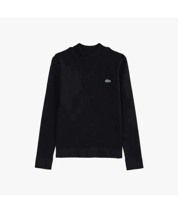 Свитер женский Lacoste af606e, классический стиль, базовый цвет