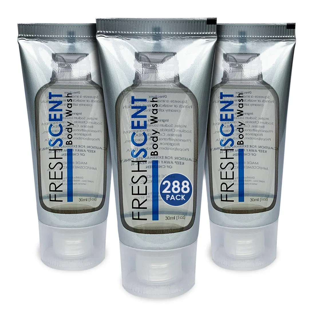 Гель для душа, Freshscent, набор 288 шт, 28 г