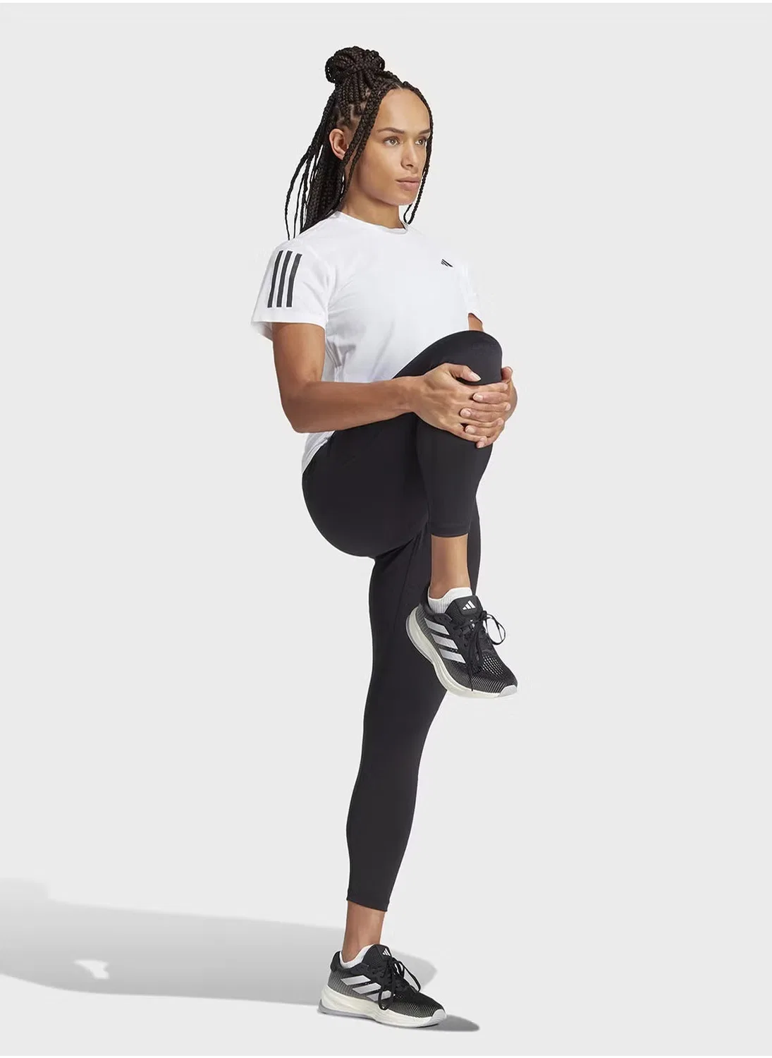 Футболка для бега с влагоотводящей тканью Own the Run Adidas, белый — фото 3