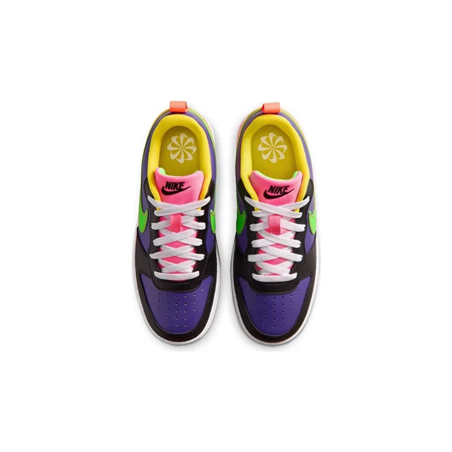 Кроссовки детские с цветным принтом Nike Court Borough Low Recraft, Разноцветный — фото 4