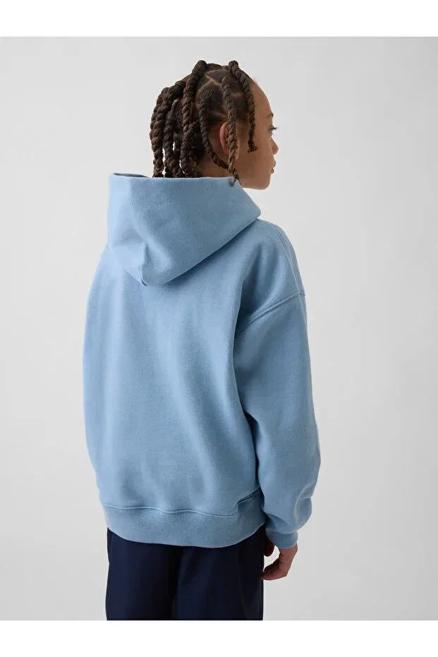 Детские свитшот для мальчиков с принтом Gap, Light Blue — фото 4