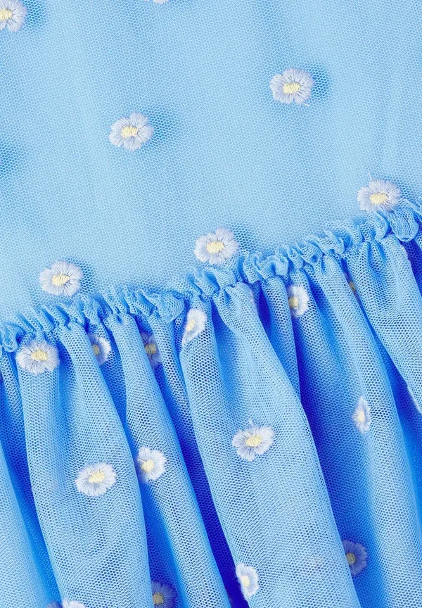 Платье с цветочным принтом Casual - day dress, Stella Mccartney Kids, light blue, светло-голубой — фото 3