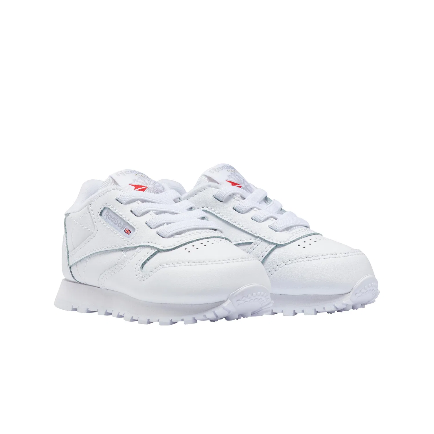 Детские кроссовки из кожи Classics Leather Reebok, Weiss — фото 2