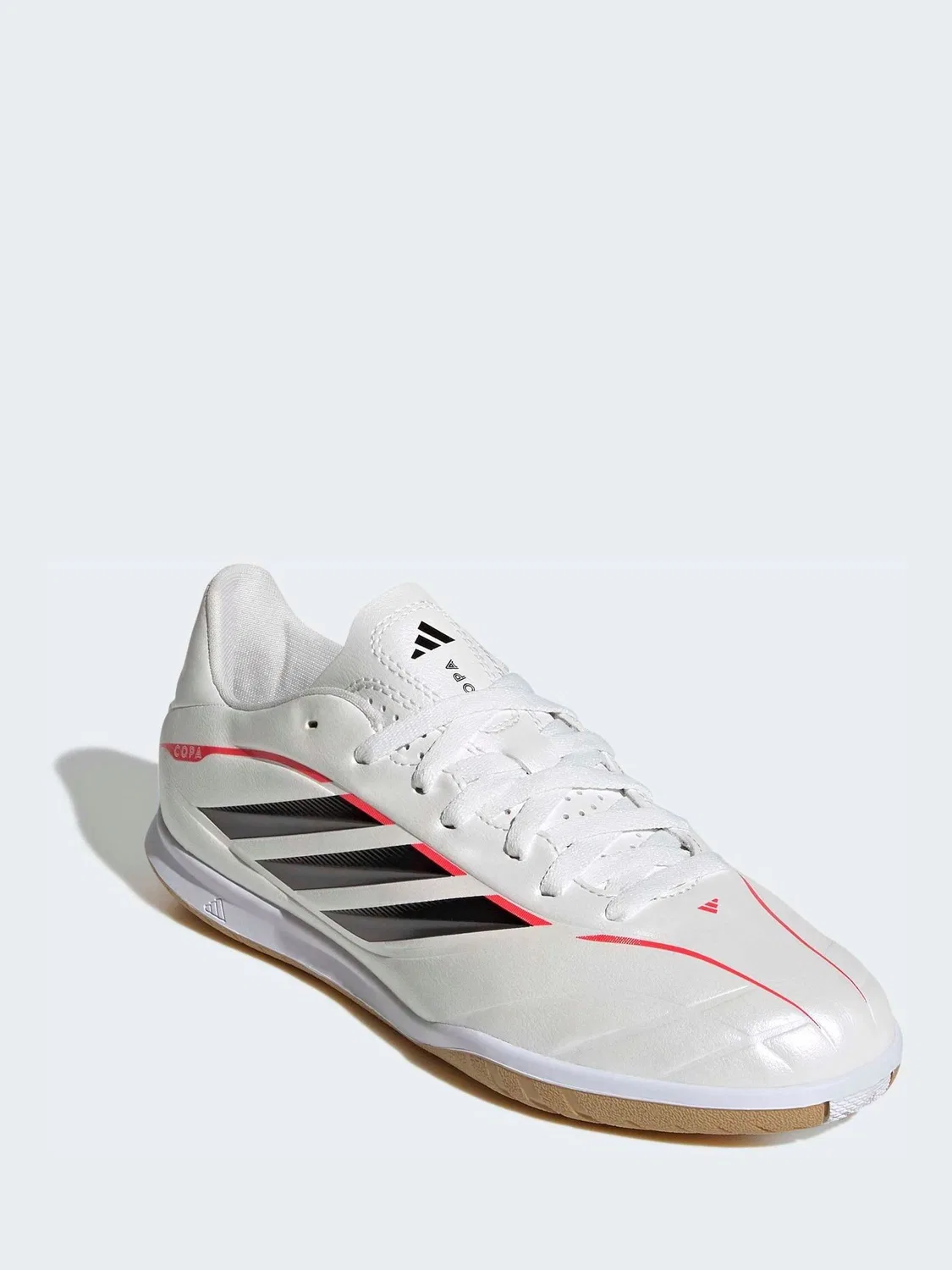Кроссовки футбольные Copa Pure IV Club Indoor adidas, белый — фото 3