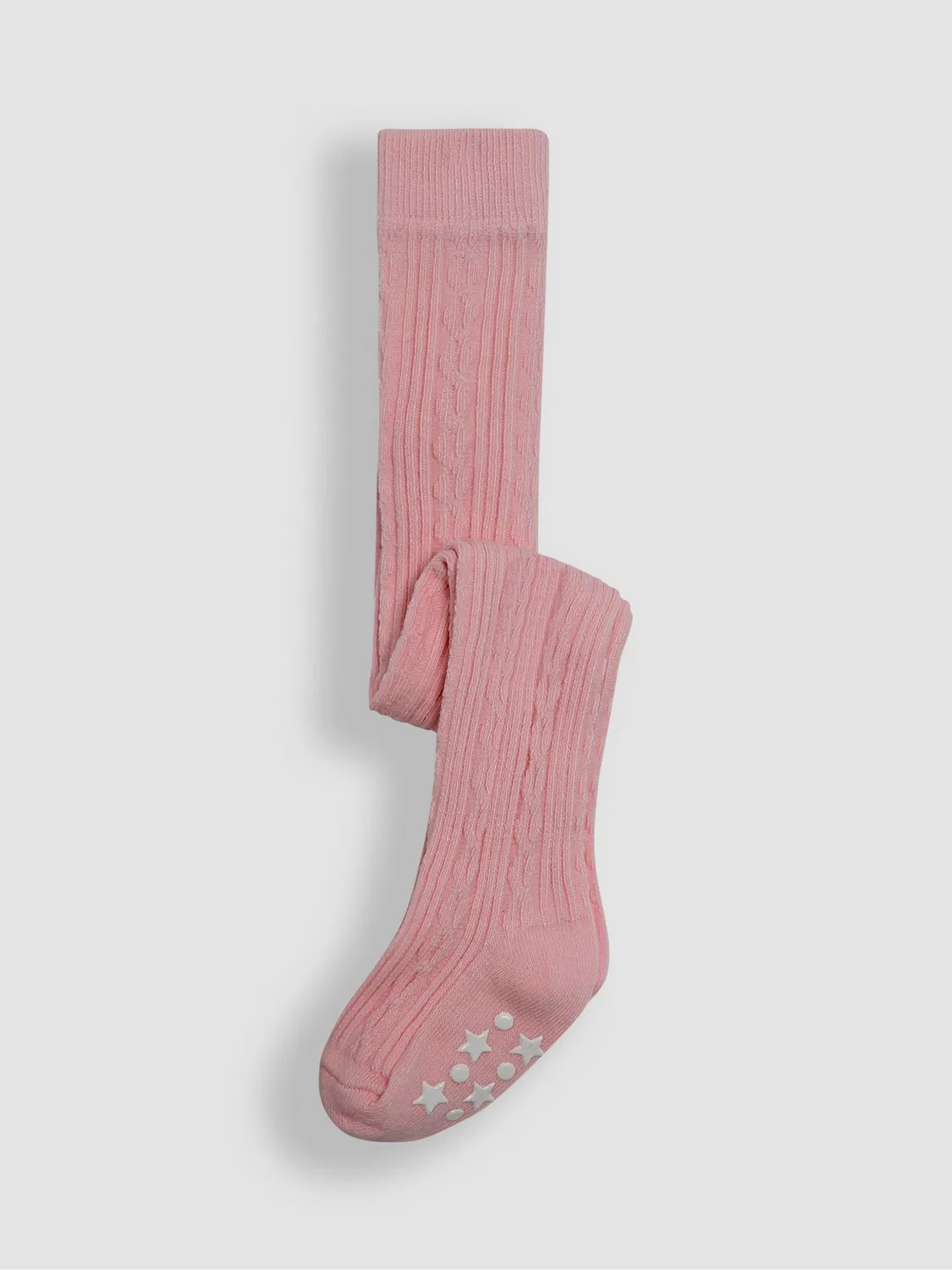 Колготки кабель ribbed, JoJo Maman Bébé, Dusky Pink