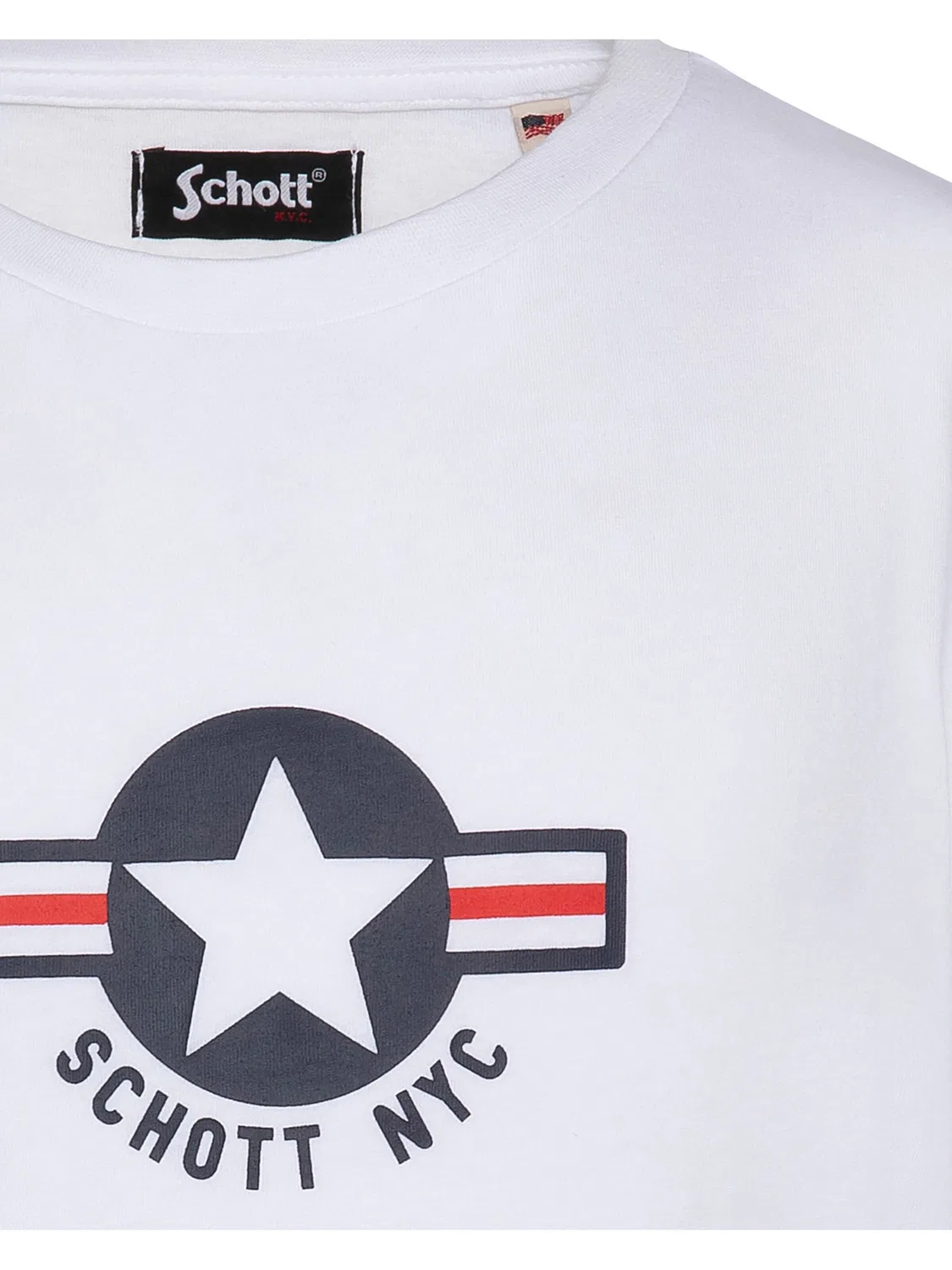 Белая толстовка Schott Nyc — фото 2