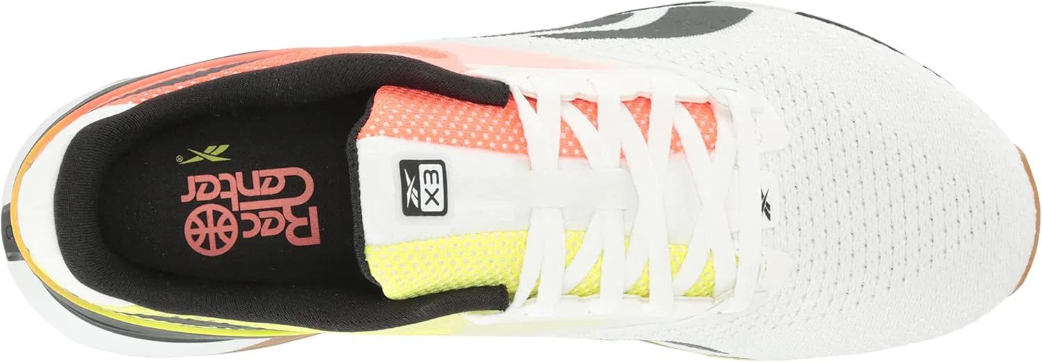 Кроссовки Reebok Nano X3 для взрослых унисекс, белый/оранжевый/желтый — фото 2