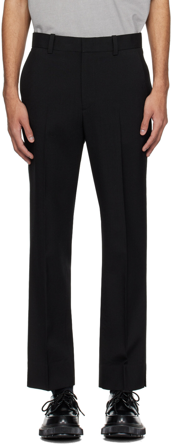 

Черные прямые брюки Solid Homme