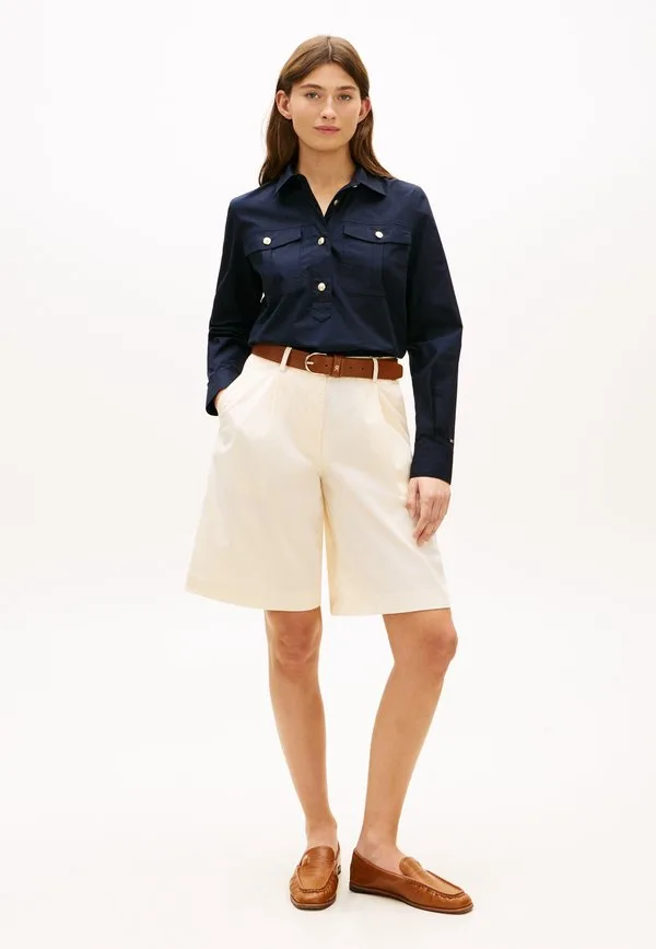 Складчатые шорты из выстиранного поплина Tommy Hilfiger, Calico — фото 2