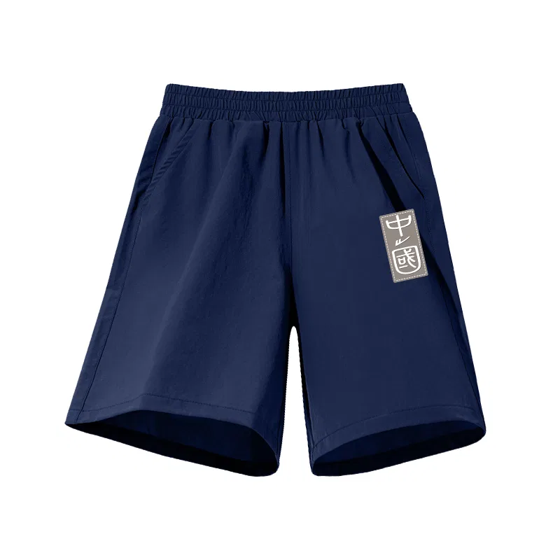 Детские шорты с принтом Navy Blue WARRIOR