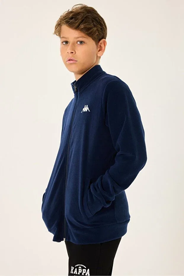 Детский кардиган для мальчиков с длинным рукавом Kappa, Navy Blue — фото 4