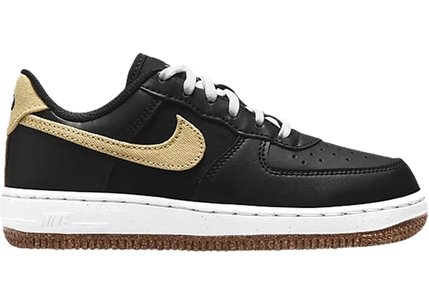 Детские кроссовки Lifestyle Nike Air Force 1 Low LV8, Black/White/Black/Solar Flare