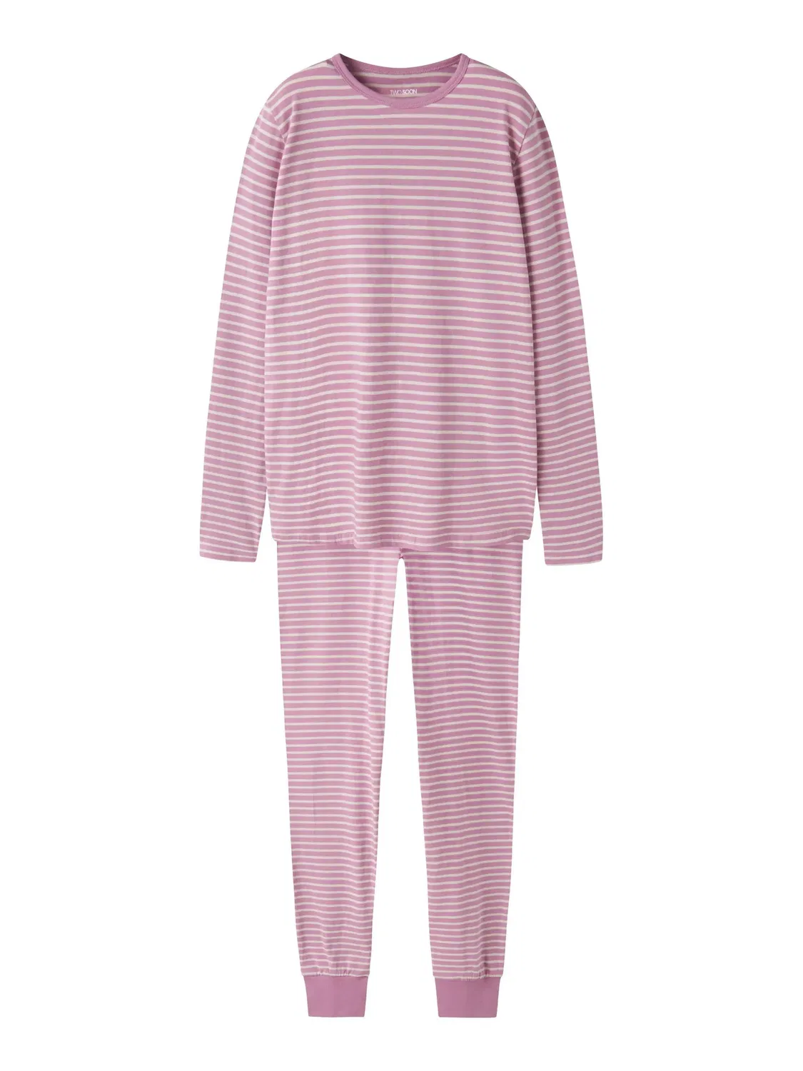 Пижамный комплект с принтом Mauve Orchid Two Soon, фиолетовый
