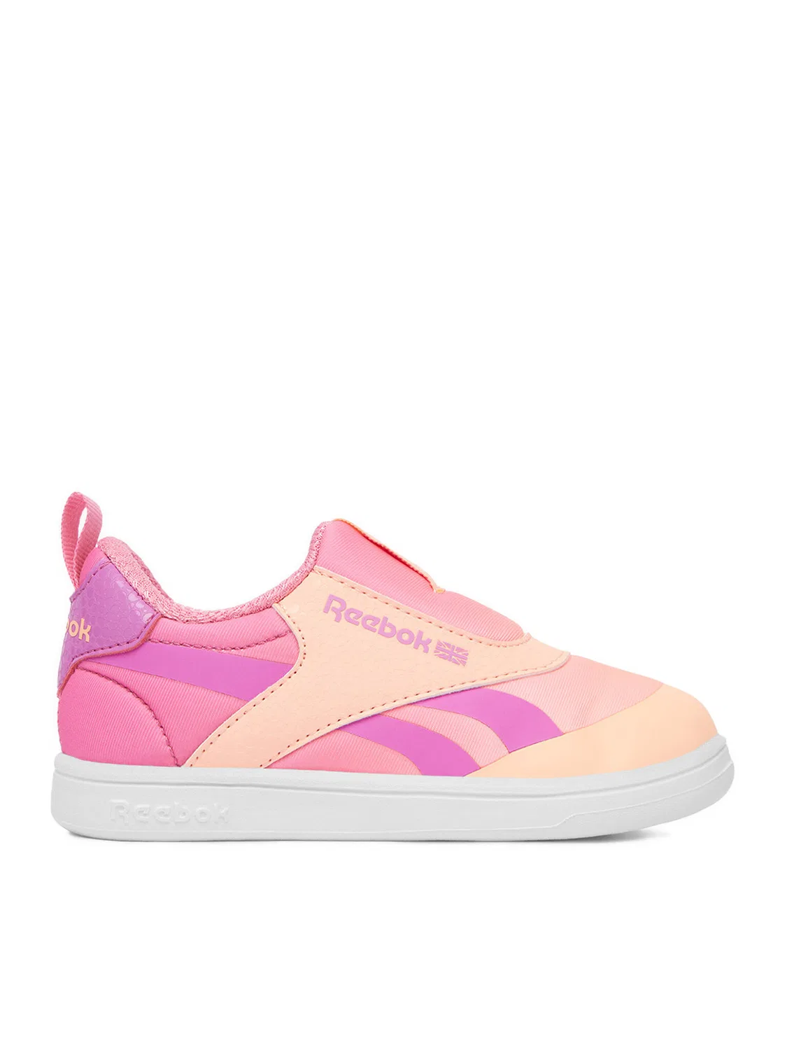 Кроссовки для девочки REVENGE SLIP-ON Reebok, розовый — фото 2