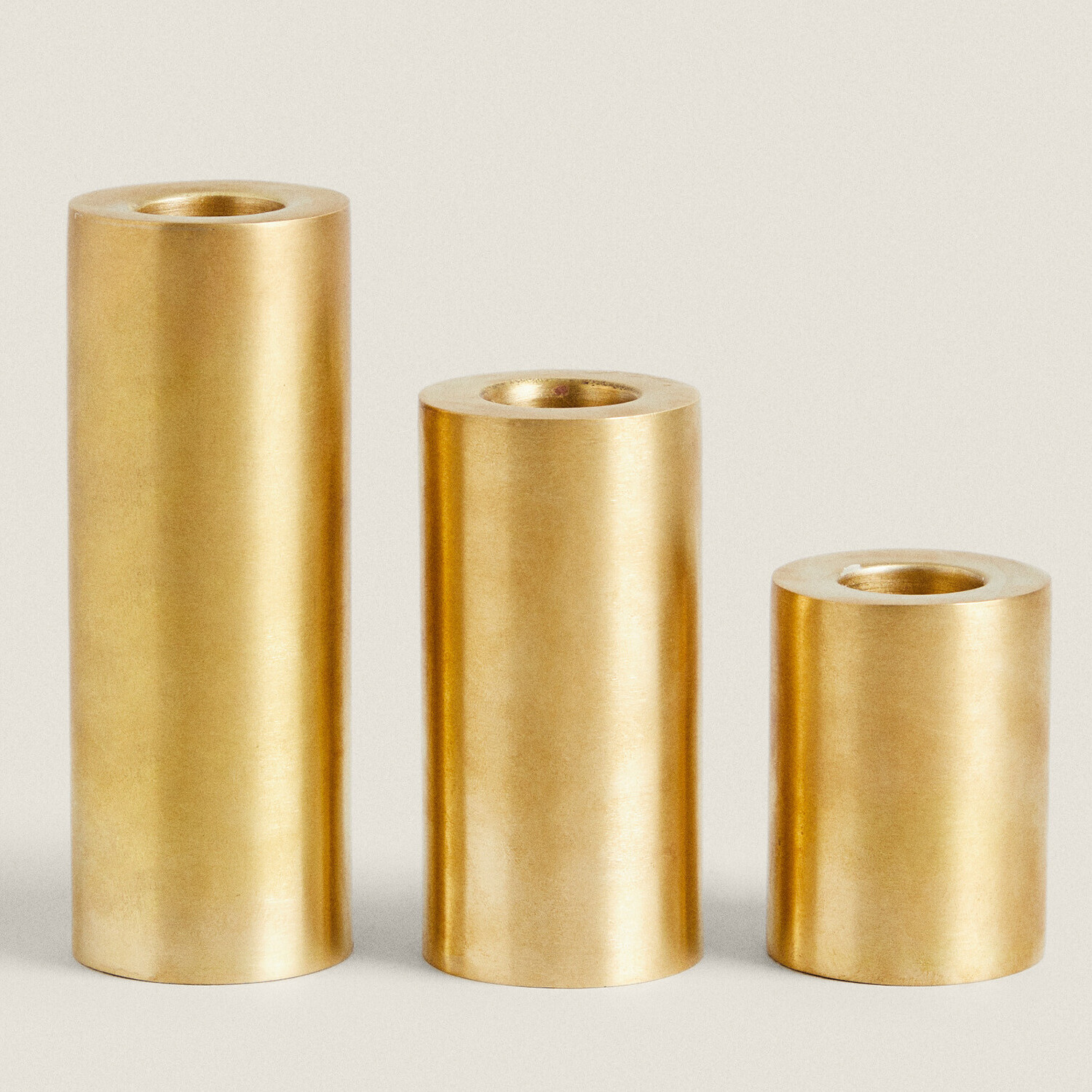 

Подсвечник Zara Home Double Brass, золотой