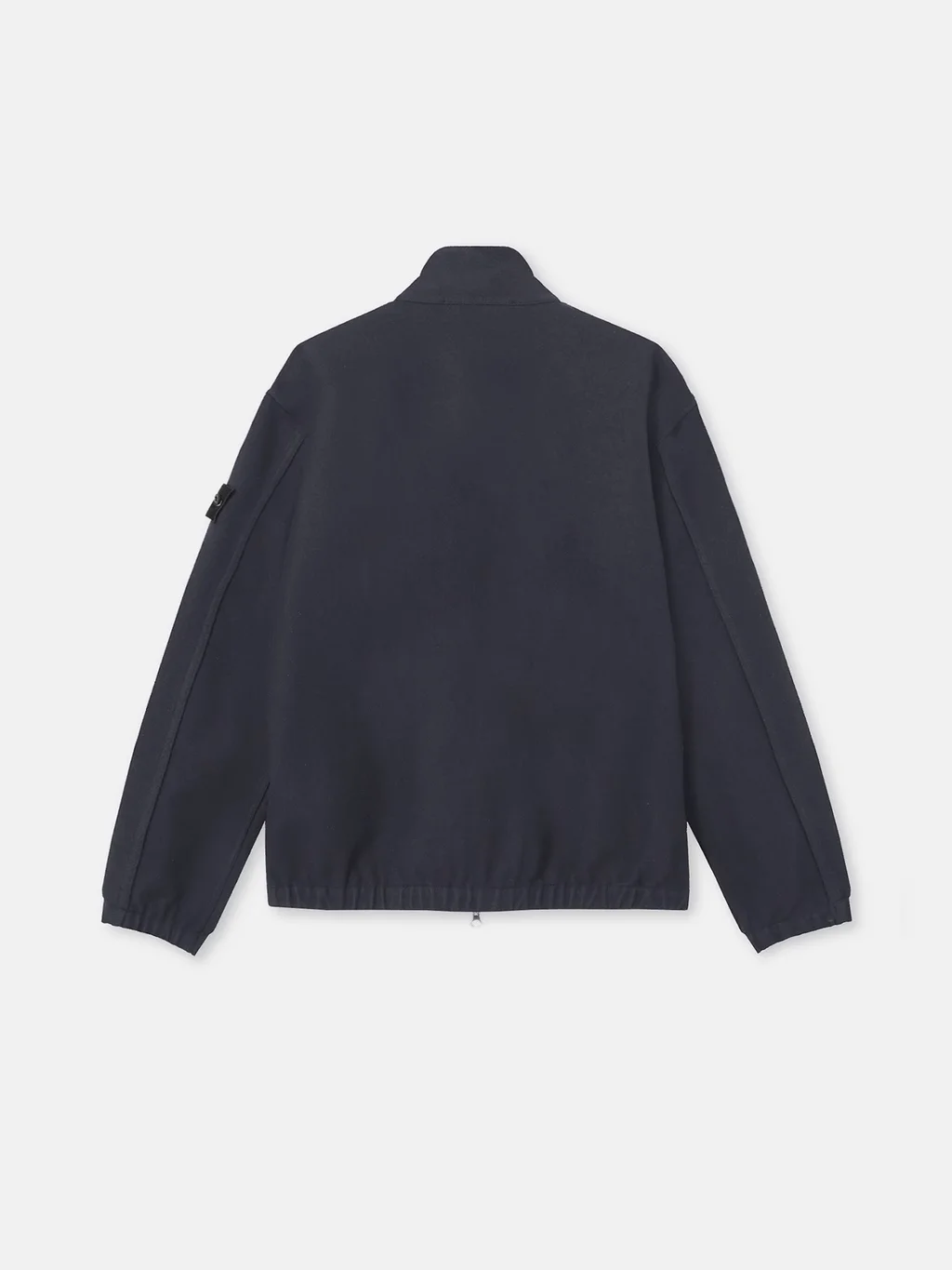 Мужская рубашка-куртка Stone Island Comfort-fit Zip-up With Elasticized Cuffs, темно-синий — фото 4