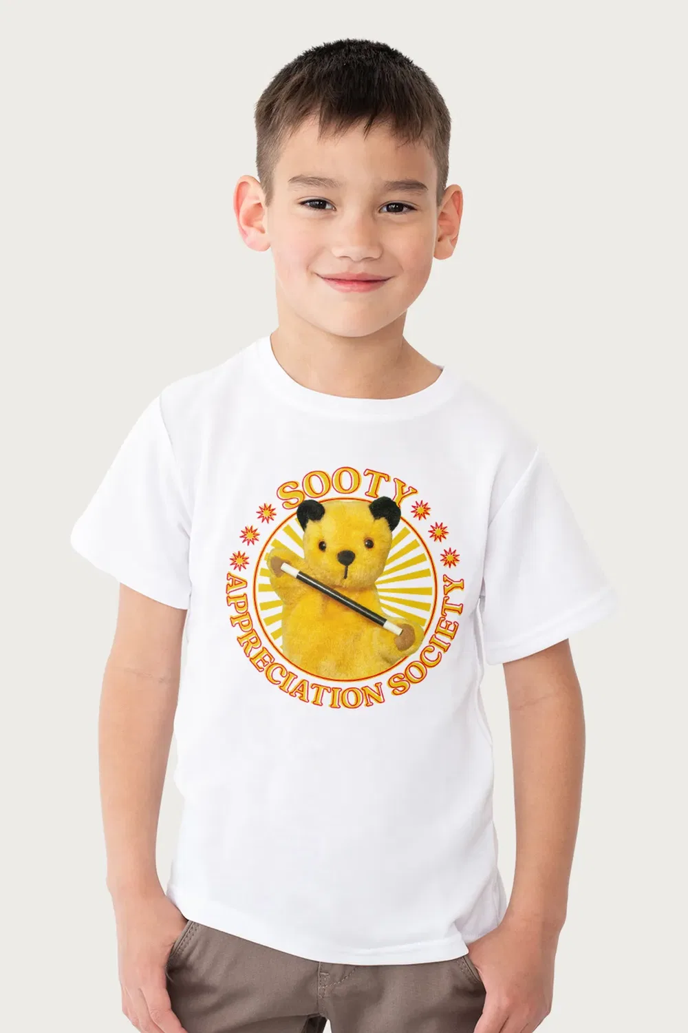 Футболка с принтом Appreciation Society Sooty, White
