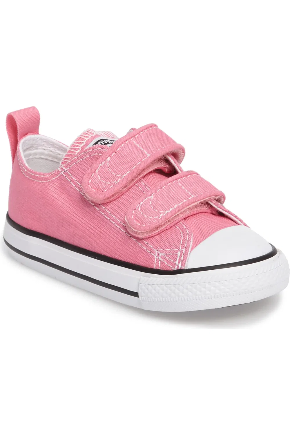 Детские кеды на двух липучках Chuck Taylor Double Strap Converse, розовый