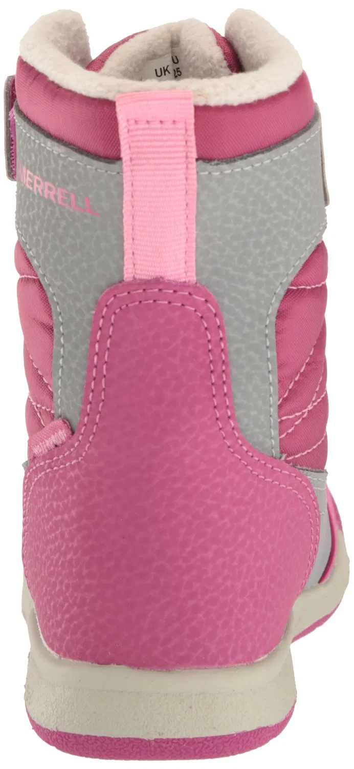Детские снежные ботинки для мальчиков водонепроницаемые Snow Storm 2.0 Jr Waterproof Merrell, Berry Grey — фото 3