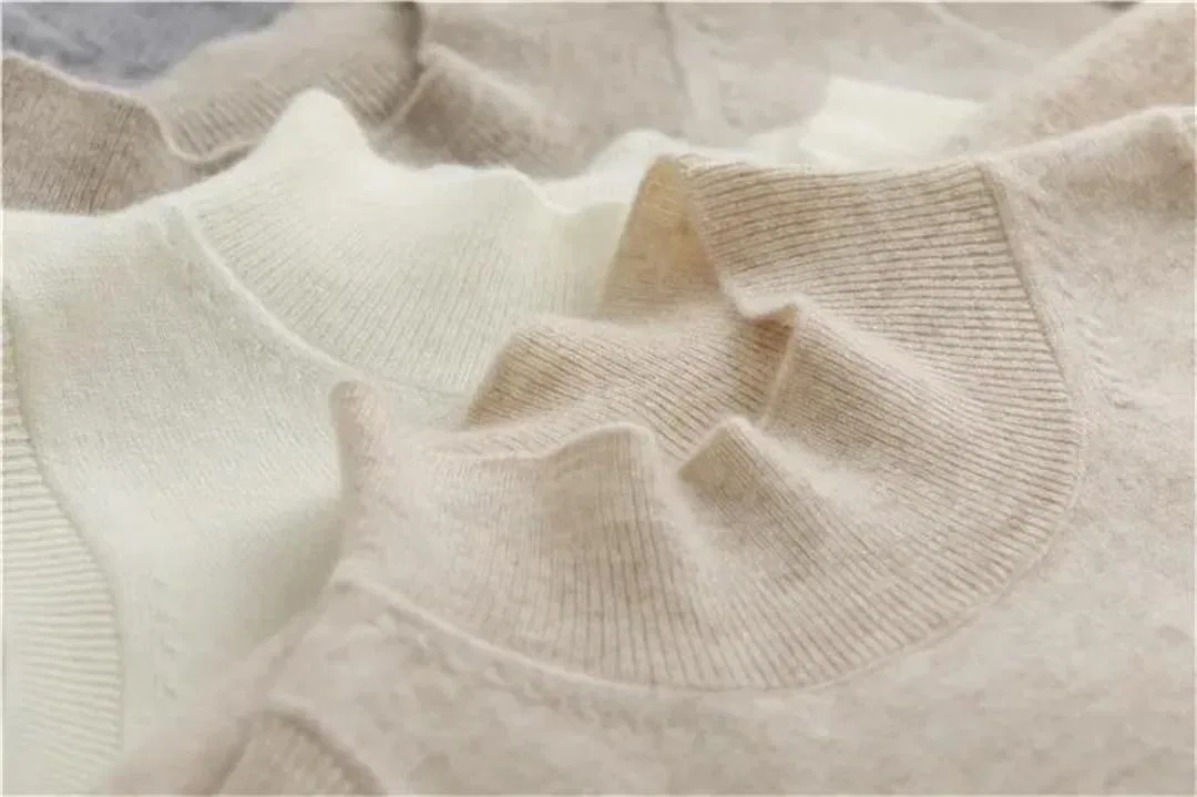 Женский жилет без рукавов Mock Collar, коричневый/кофейный — фото 4