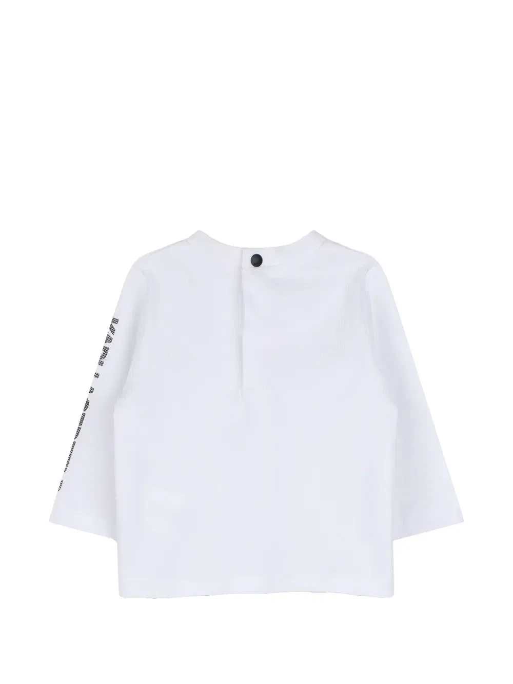 Комплект из топа и комбинезона с логотипом Karl Lagerfeld Kids, белый — фото 4