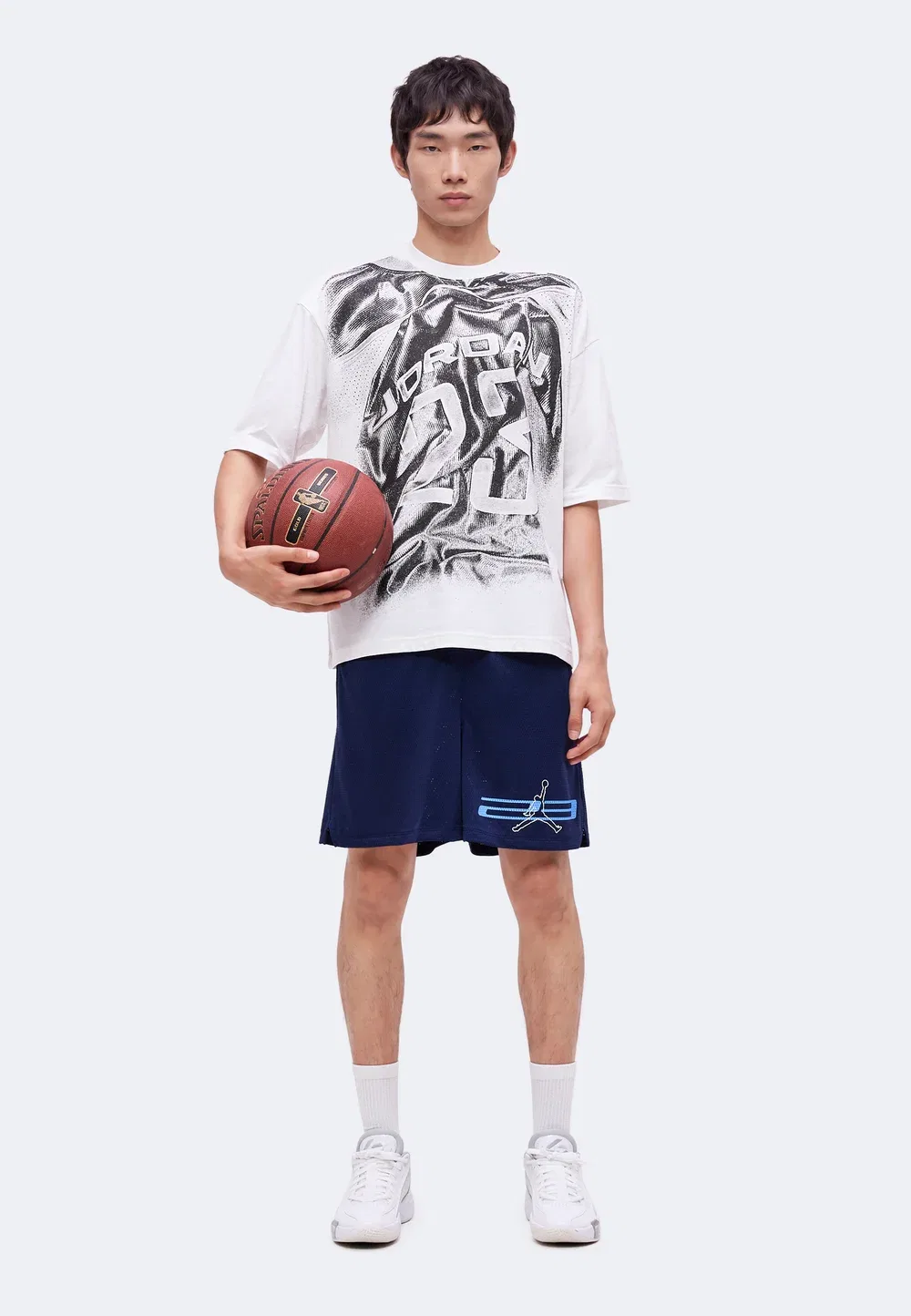 Футболка для команды - спортивная футболка Jordan, White/Black — фото 2