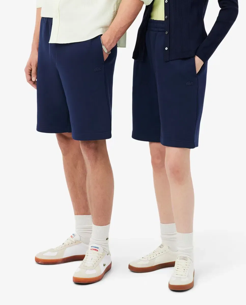 Мужские шорты из футера свободного кроя Lacoste, Azul Marino — фото 3