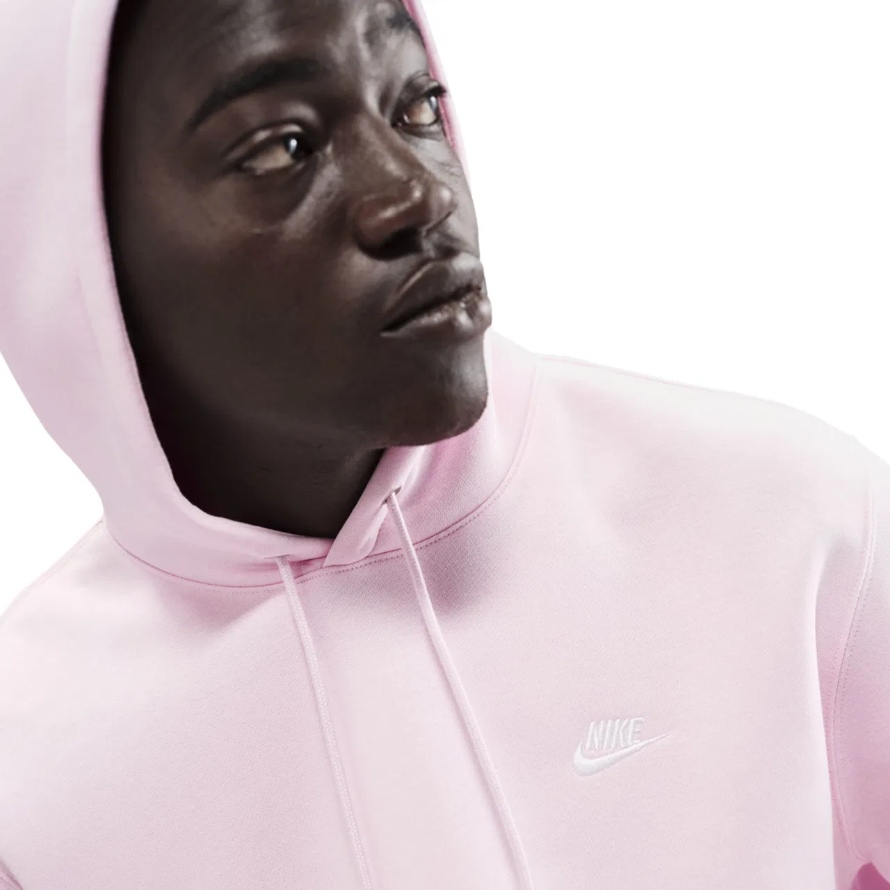 Худи для мужчин Club Pullover Nike, розовый — фото 3