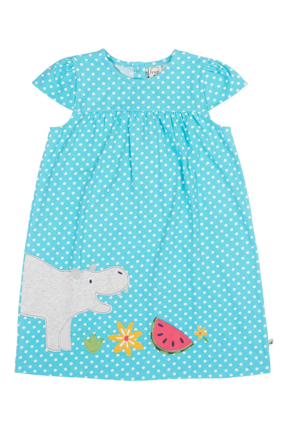 Детское платье для девочек Little Lindsay Frugi, Blue