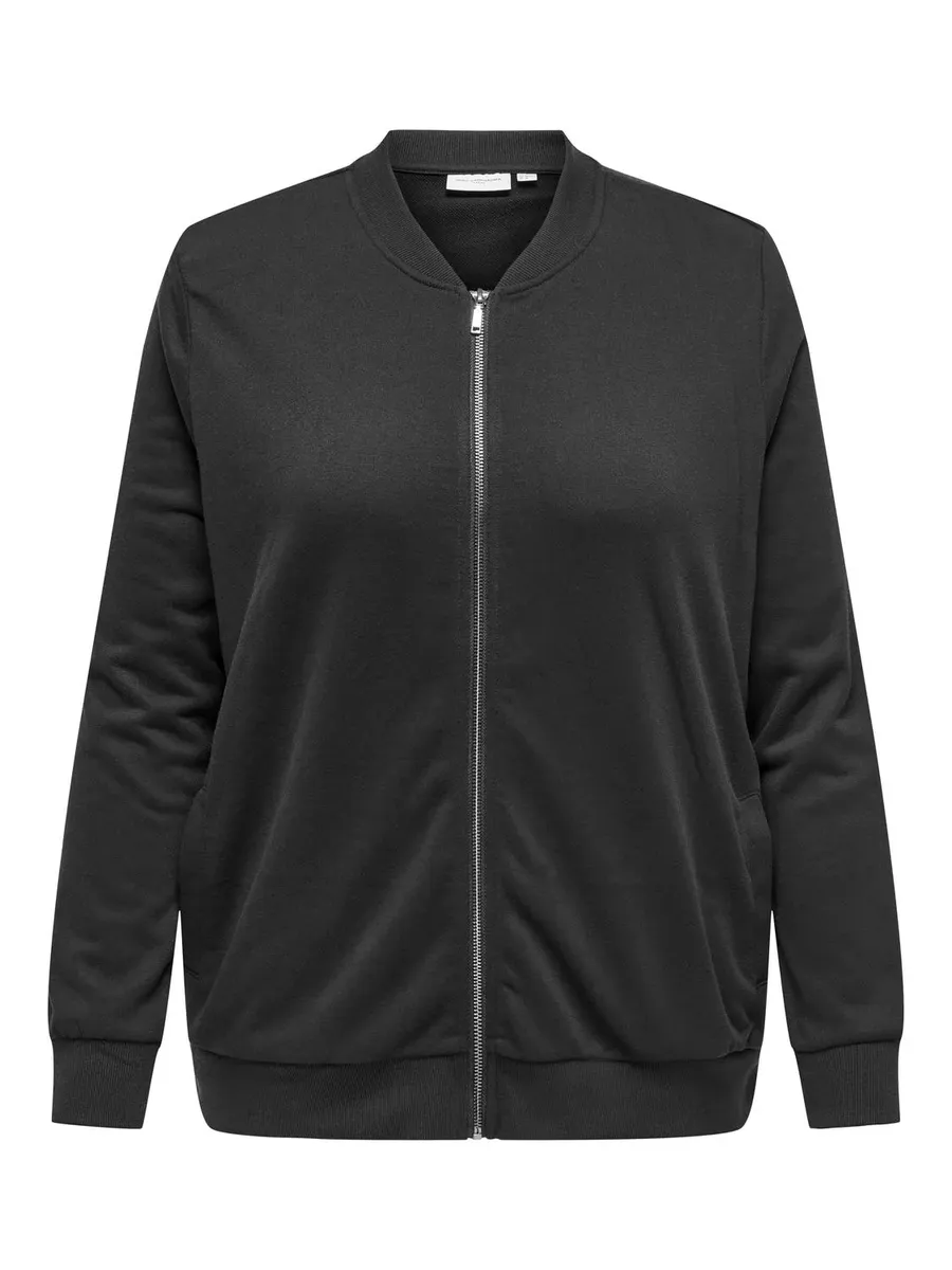 

Толстовка ONLY CARMAKOMA "CARJOYCE LS BOMBER SWT JRS", черный