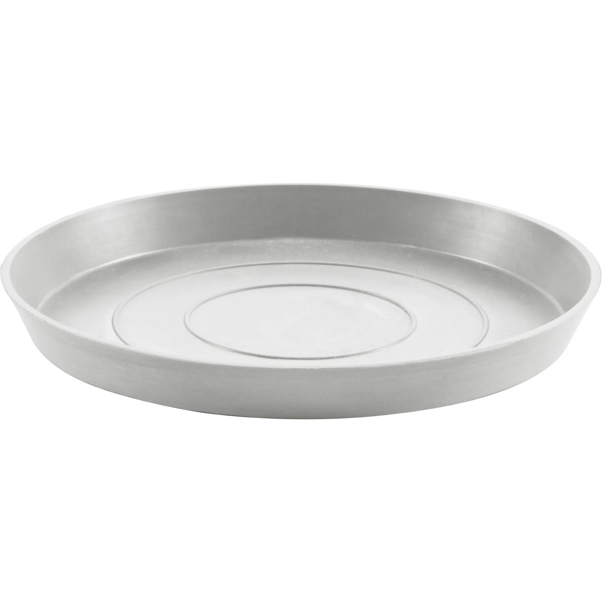 

ECOPOTS Подставка для цветочного горшка «ROUND SAUCER White Grey», ШxГxВ: 28,7x28,7x3 см, белый/серый