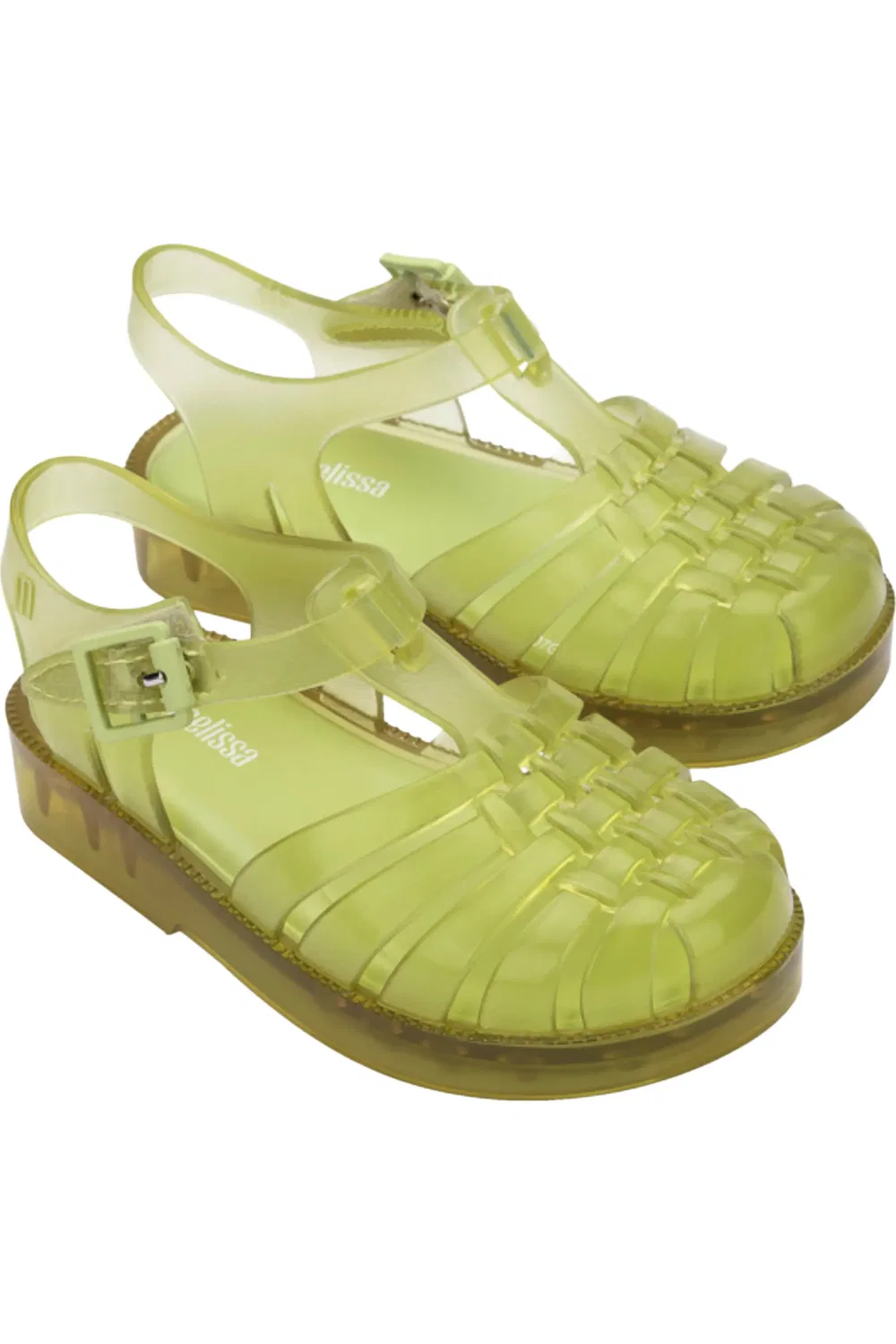 Босоножки детские с плетением Possession Mini Melissa, Transp Green