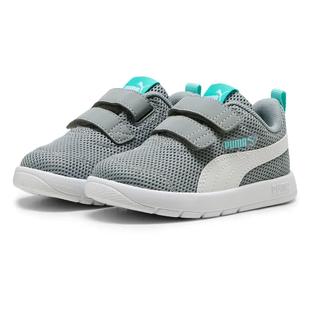 Кроссовки slip-on Puma Courtflex V3 Mesh, серый