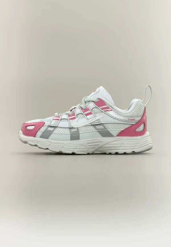 Кроссовки с перфорацией P 6000 Nike Sportswear/peony/smoke grey/light smoke grey/white, серый/кремовый