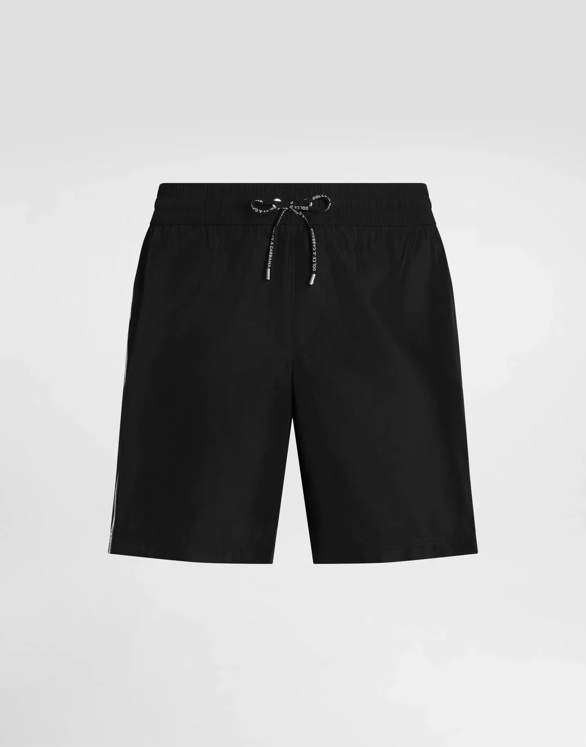 Плавки-боксеры из канваса DOLCE & GABBANA, черный