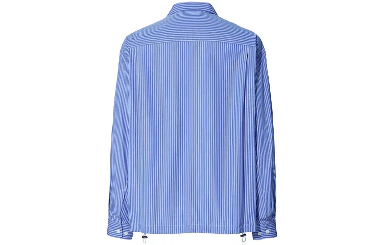 Мужская рубашка с лацканом UNIQLO X JIL SANDER, Pink Blue — фото 3