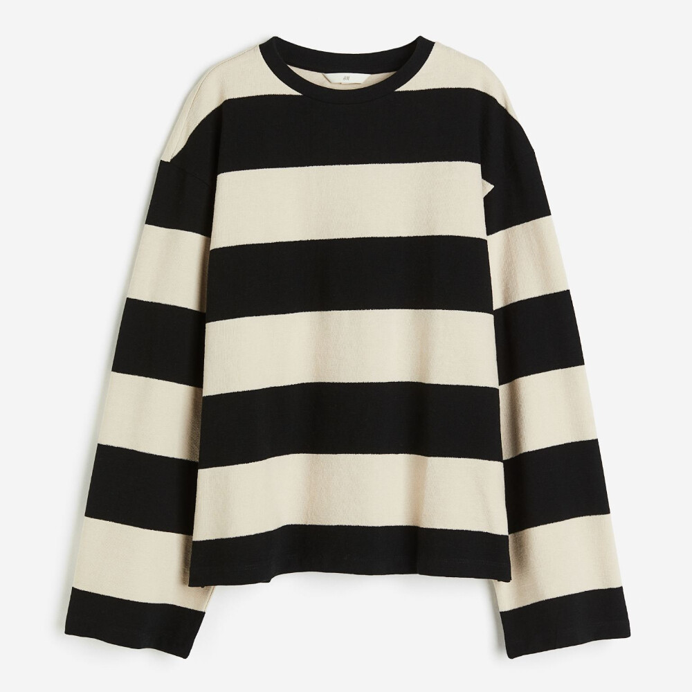 

Свитшот H&M Oversized, черный