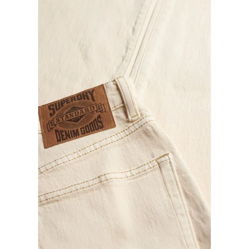 Джинсы прямого кроя Vintage Slim Straight Fit Superdry, бежевый — фото 2