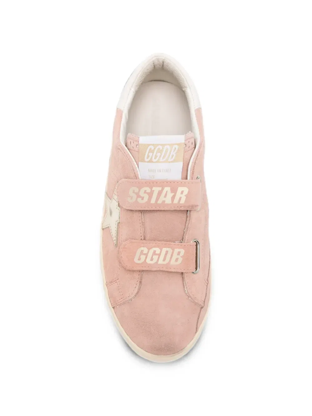 Кроссовки Old School со звездными нашивками Golden Goose Kids, розовый — фото 3