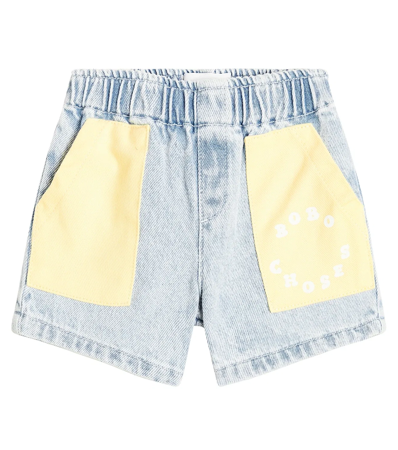 Шорты хлопковые для новорожденных Bobo Choses, Light Yellow