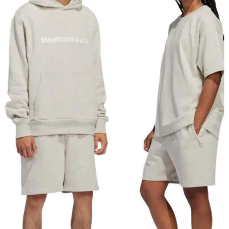 Спортивные шорты с принтом Adidas Originals Pharrell Williams, Beige Gray — фото 4