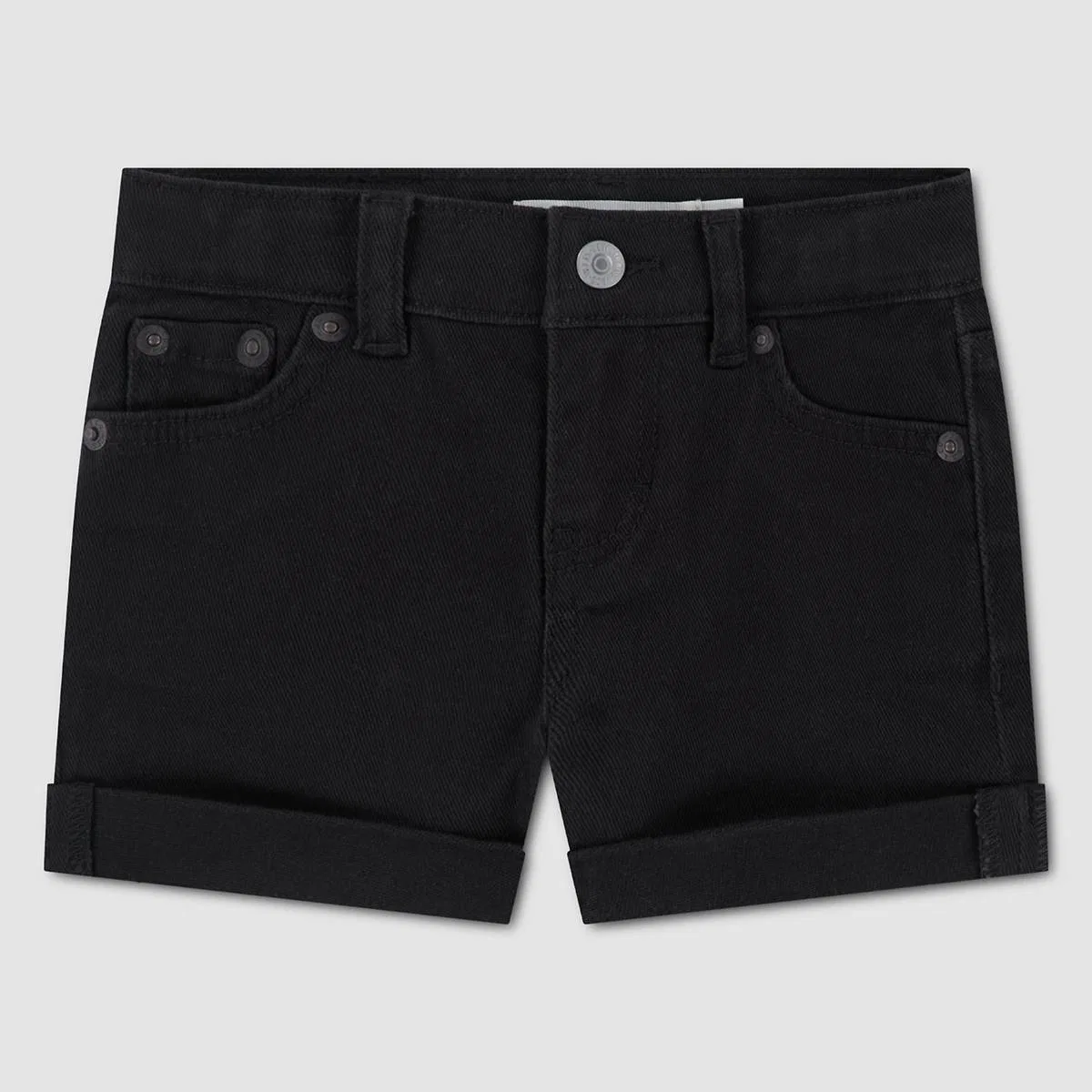 Короткие шорты для девочек 2-4 лет Levi's, Black - Charcoal
