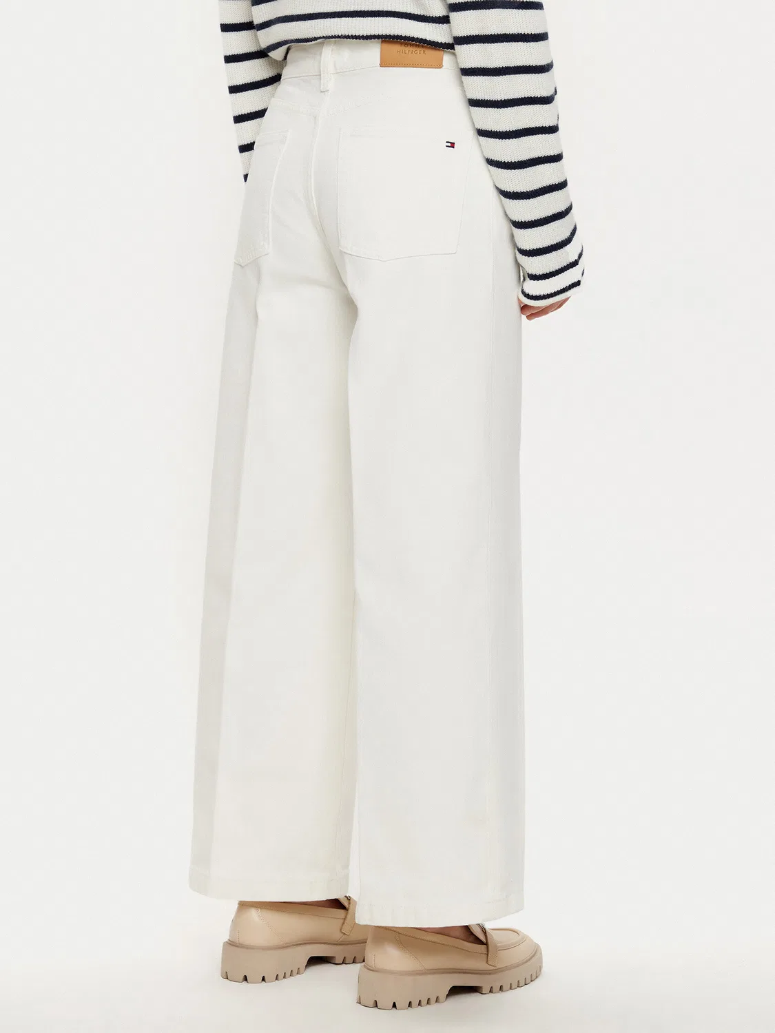 Женские кюлоты стандартного кроя Tommy Hilfiger, белый — фото 3