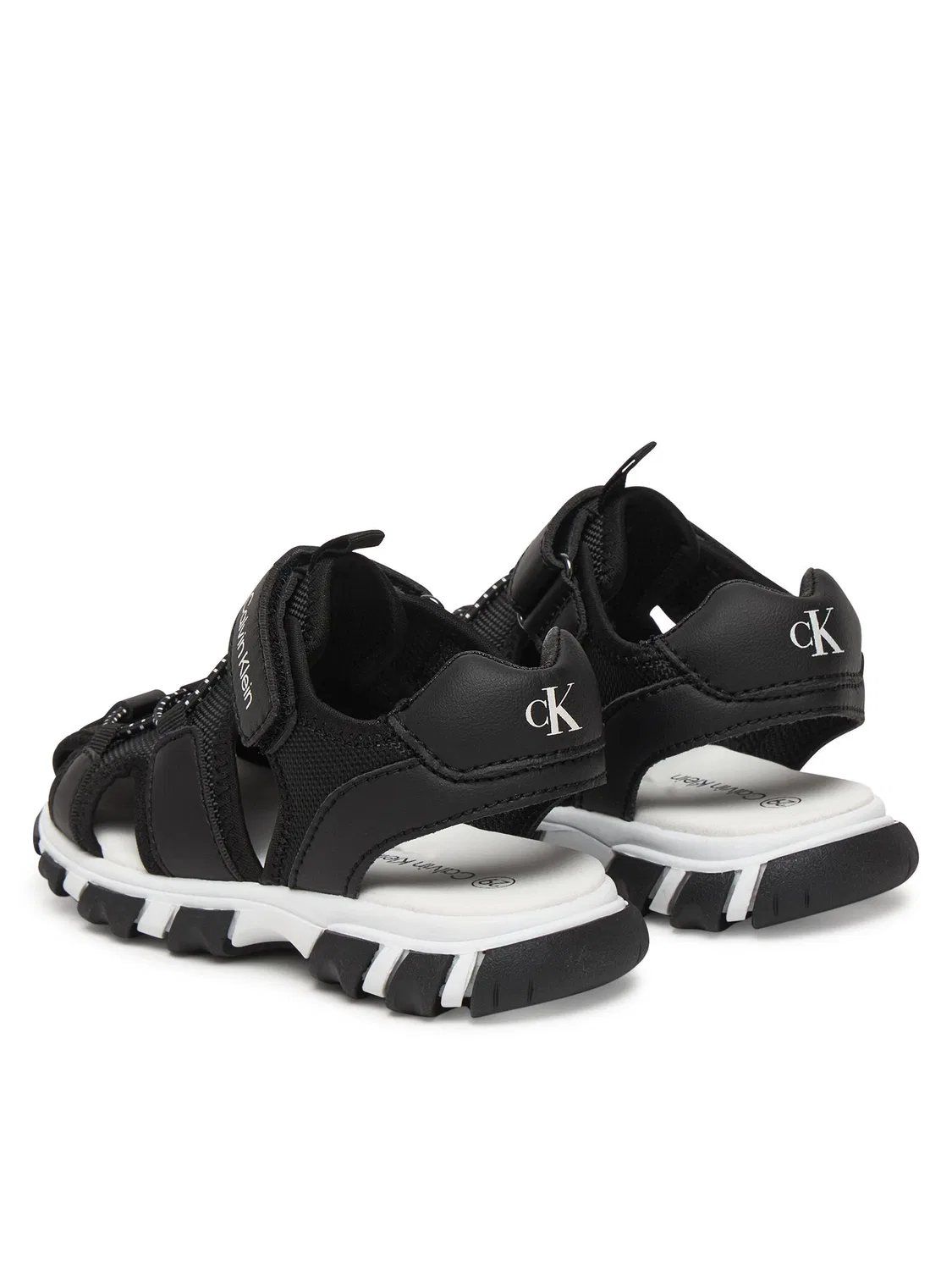 Сандалии для мальчика Velcro Sandal Calvin Klein, черный — фото 3