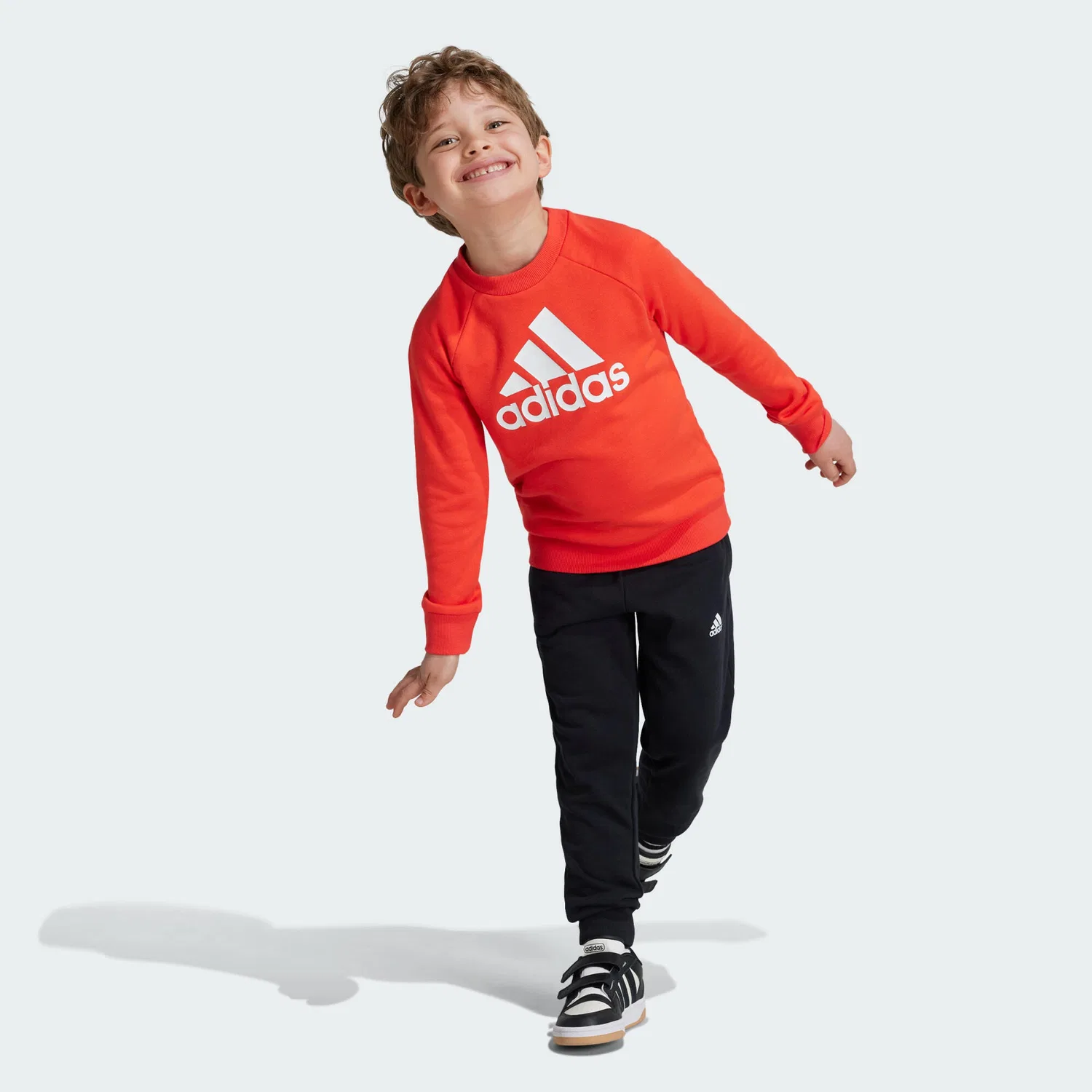 Мужской спортивный костюм с логотипом Essentials Logo Adidas, Rot